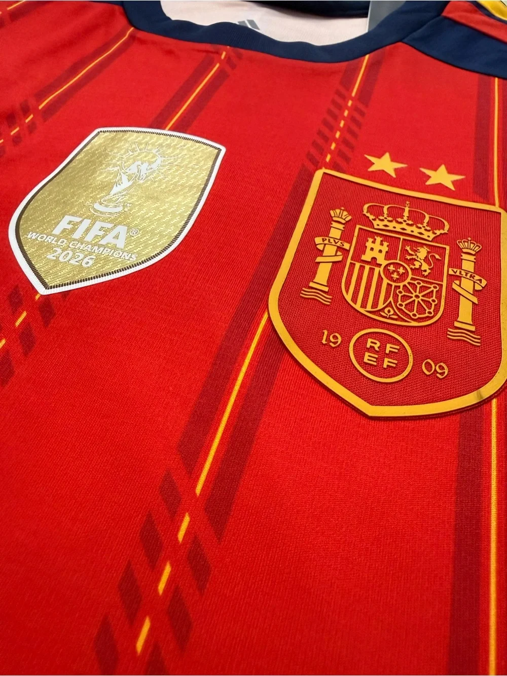 Spain 2026 World Cup Winner Jersey Size Large NWT